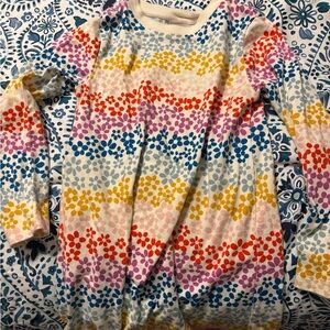 Hanna Andersson Multicolor Floral Long Sleeve Tee